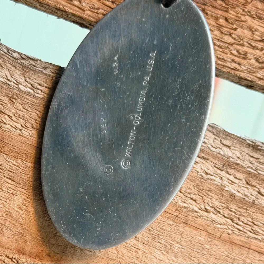 1978 Pewter “Partridge in a‎ Pear Tree” Christmas Ornament – Vintage